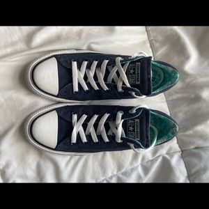 converse shoes dark blue